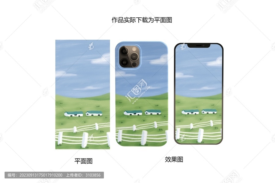 小清新插畫手機壁紙手機殼
