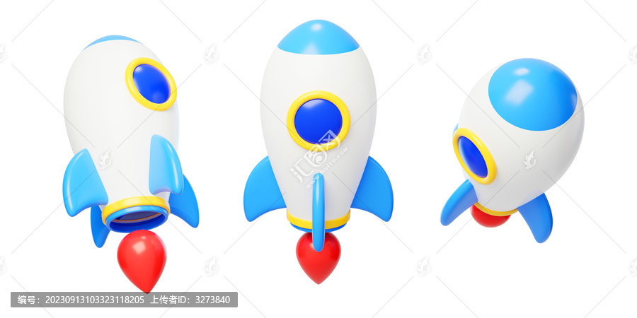 火箭3D航行工具星际旅行