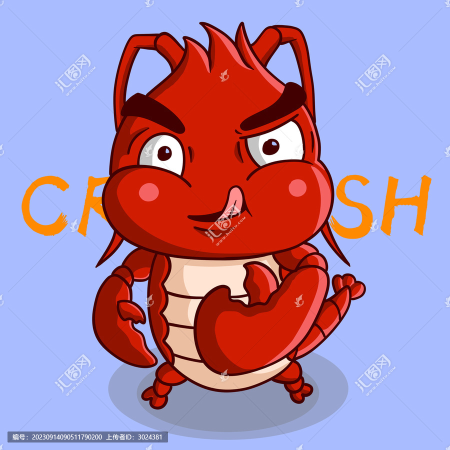 龍蝦插畫
