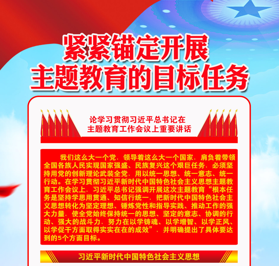 開展主題教育的目標(biāo)任務(wù)