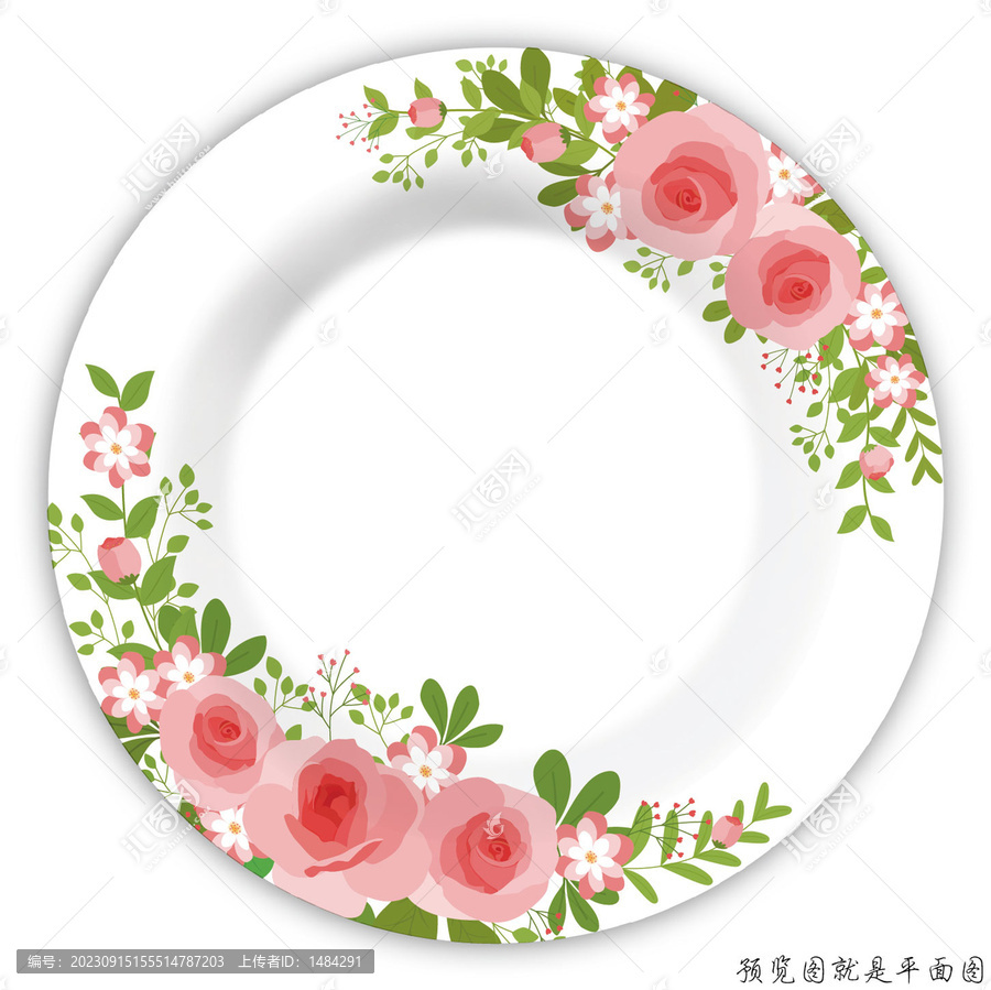 餐具花面