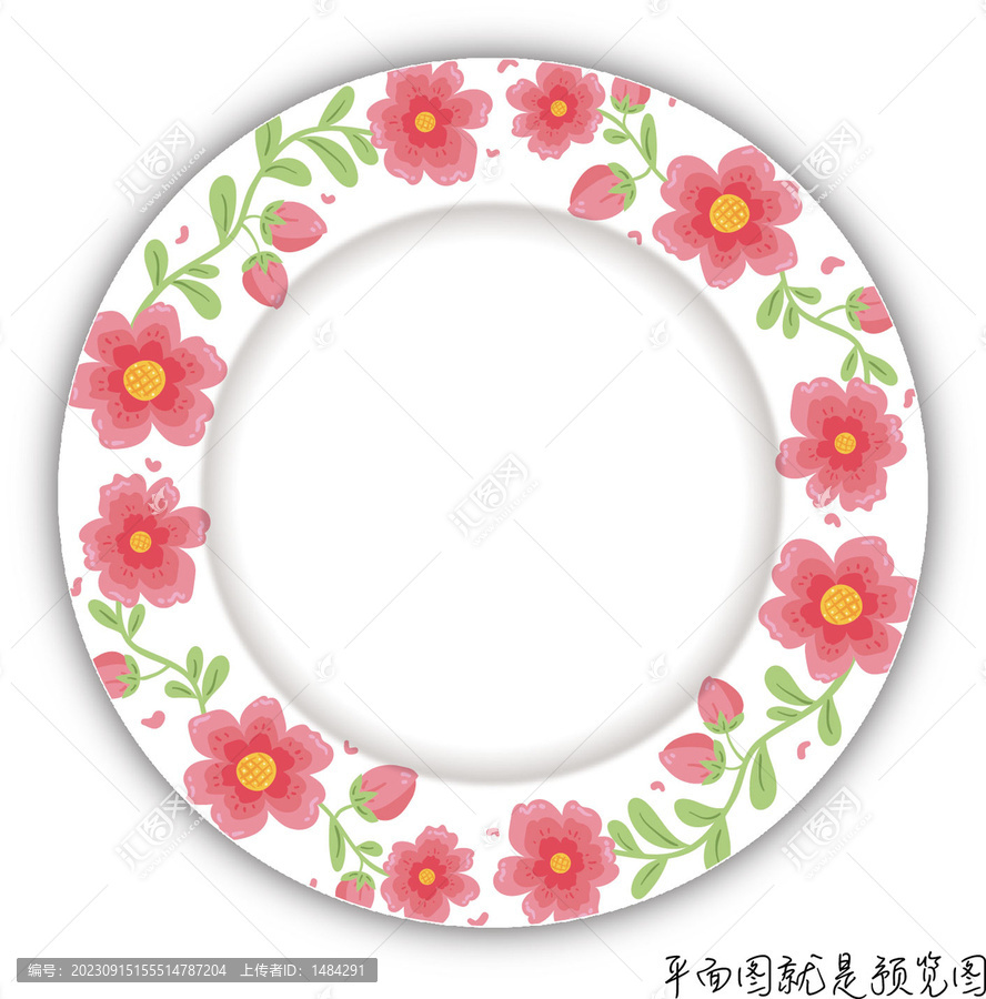 餐具花面