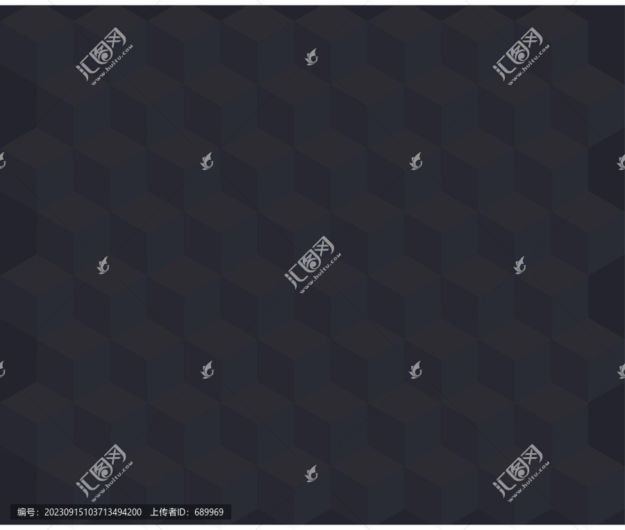 立體黑色背景圖案