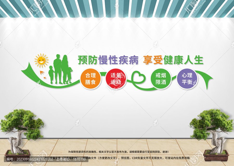 預(yù)防慢性疾病文化墻