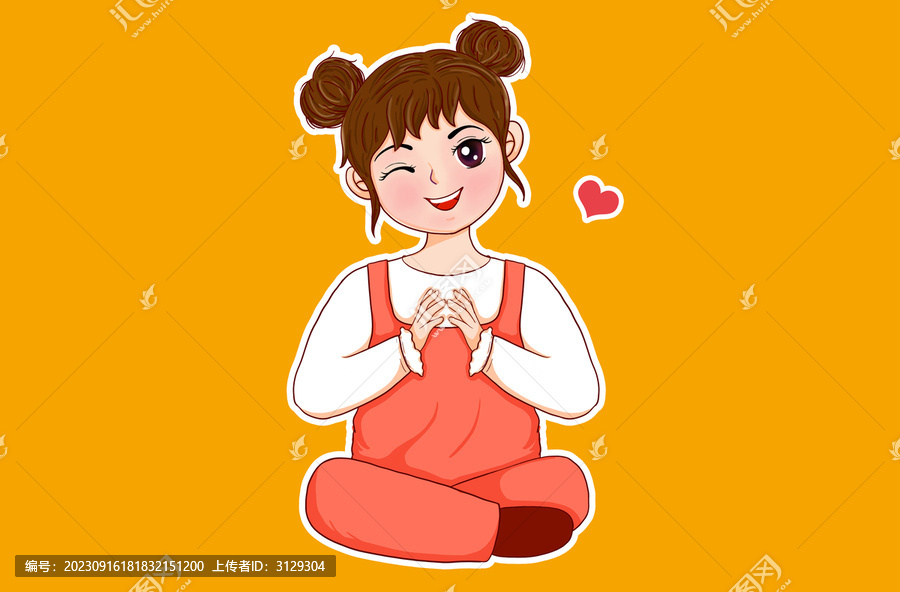 卡通女孩