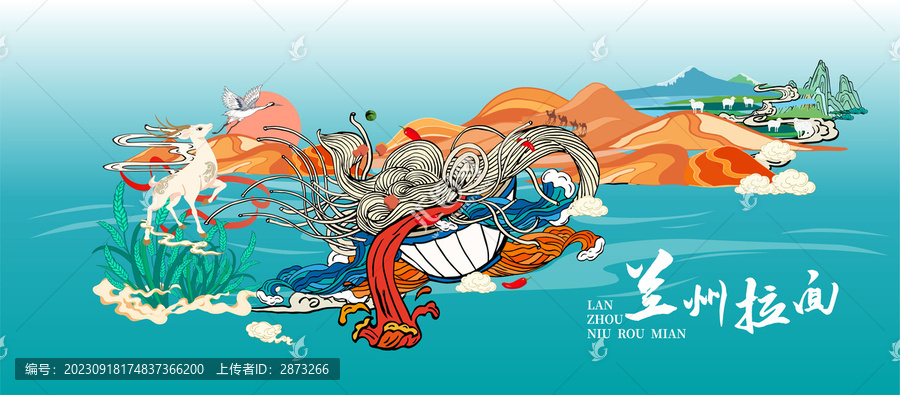 蘭州拉面海報