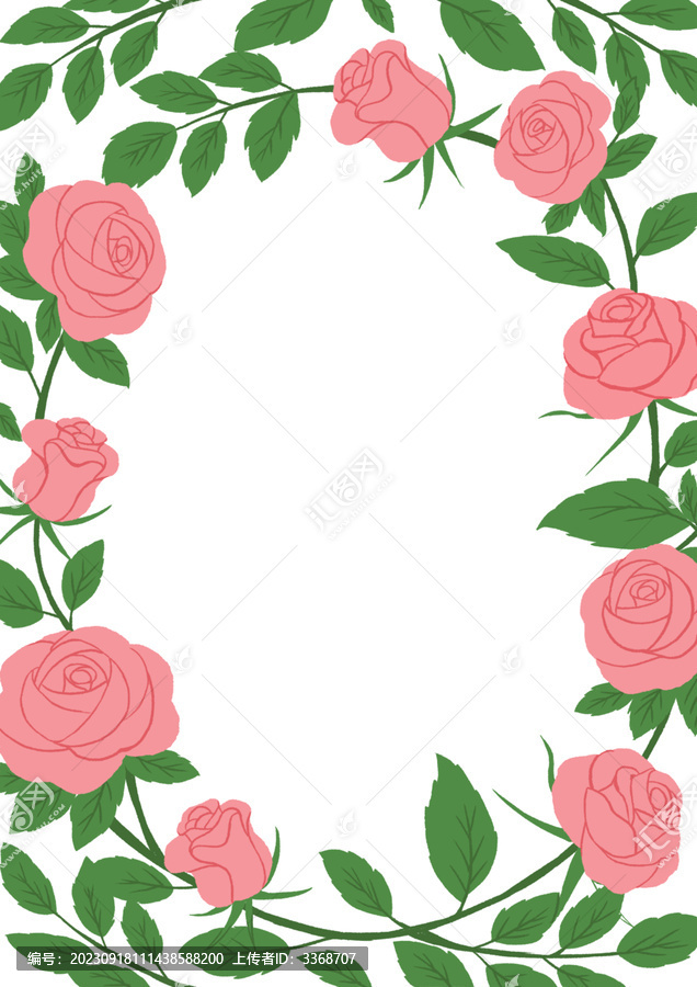 玫瑰鮮花花環(huán)花朵背景玫瑰花茶