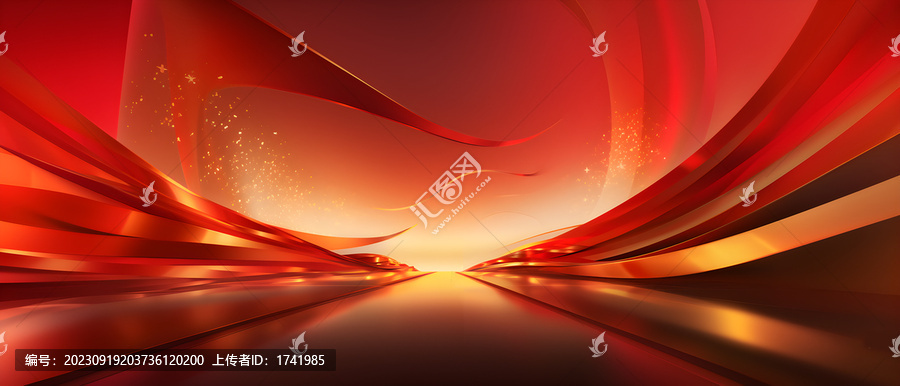 紅色科技背景
