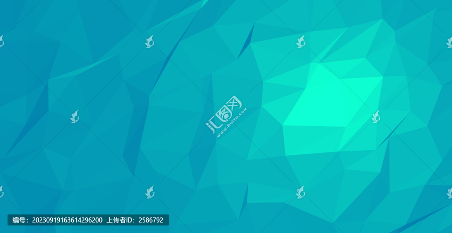 綠色幾何科技背景