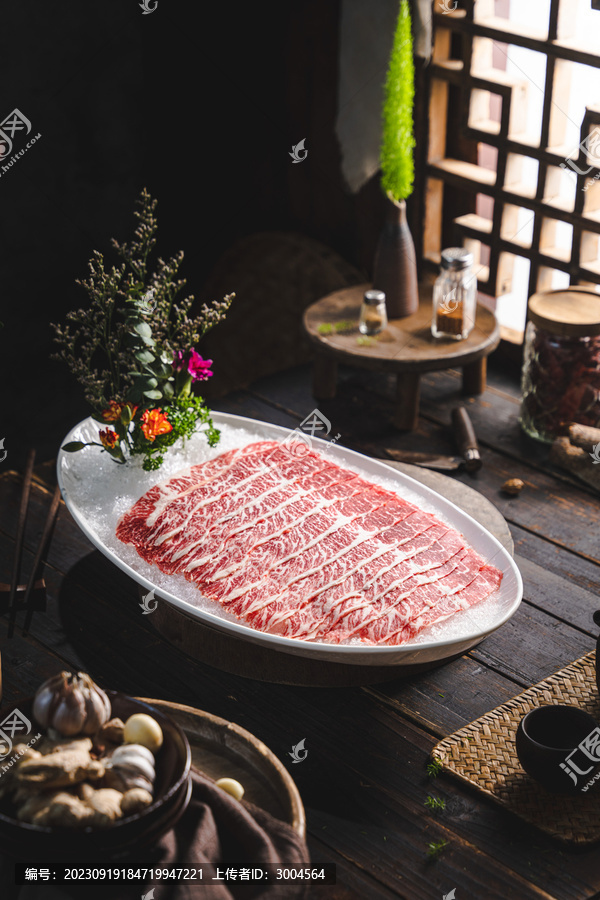 老北京铜锅涮肉雪花牛小排