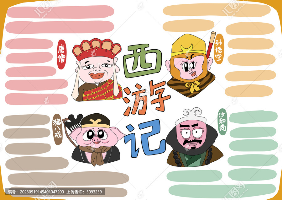 西游記思維導(dǎo)圖