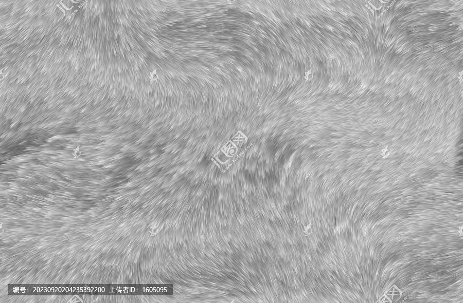 高清质感灰白色毛发皮毛
