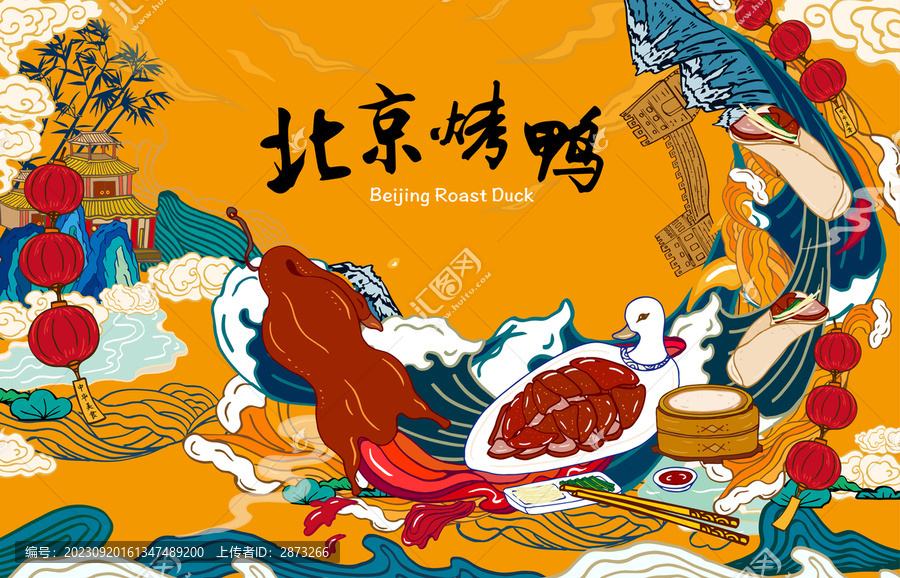 北京烤鴨海報(bào)