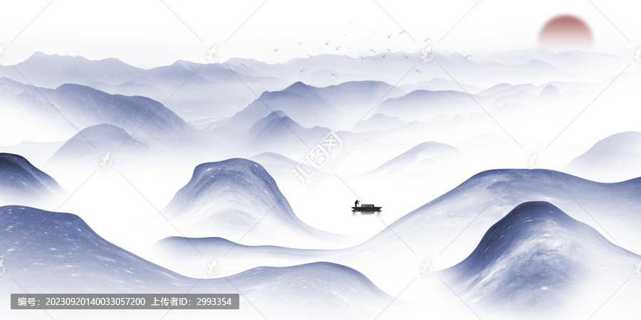 新中式水墨山水