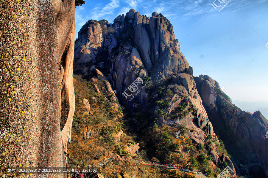 黄山山峦风景黄山美景