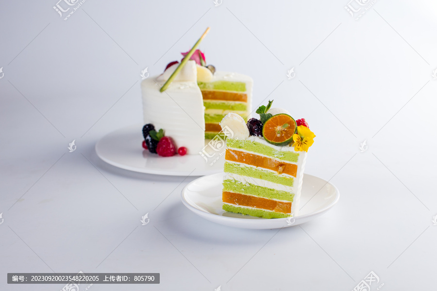 水果彩虹蛋糕