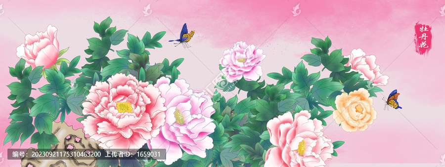 花開(kāi)富貴牡丹花