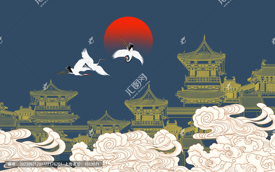 描金閣樓古建筑