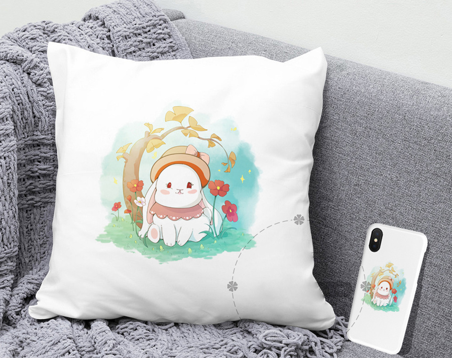 小兔子插畫