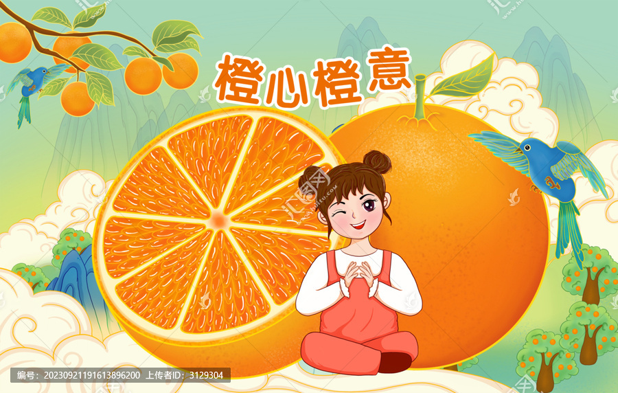 橙子包裝