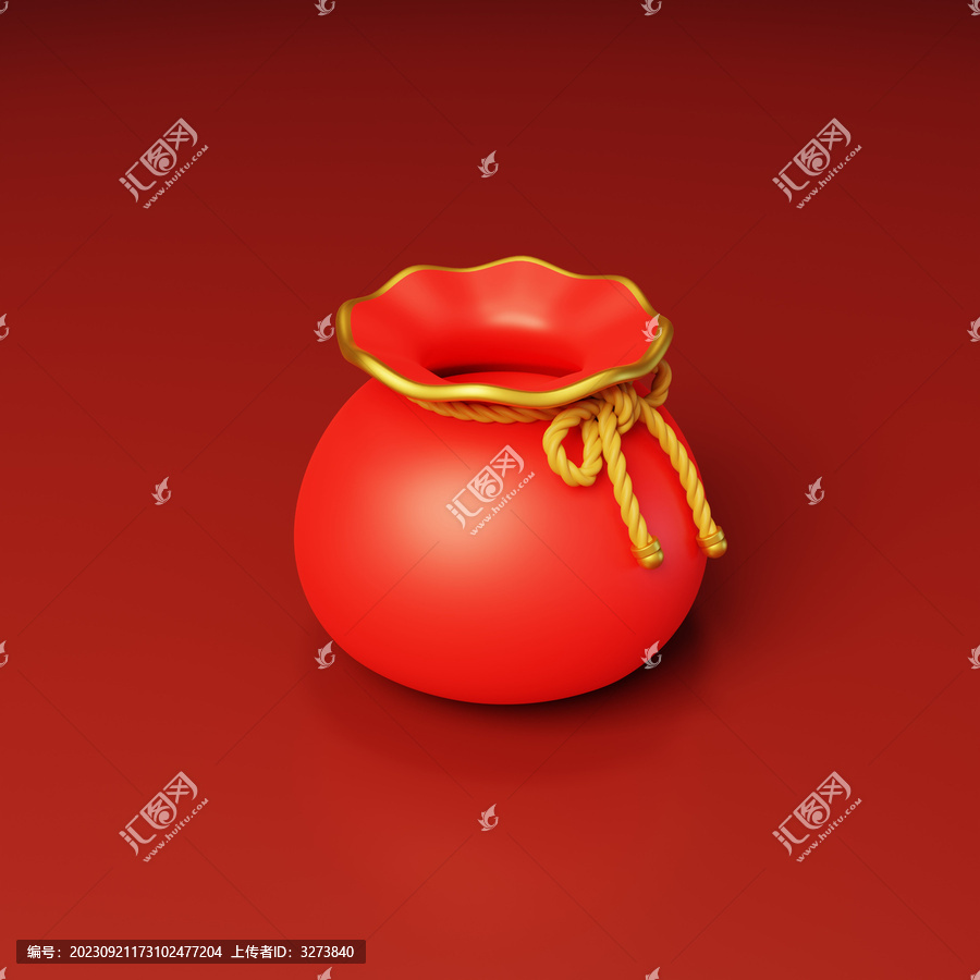 新春新年活動(dòng)獎(jiǎng)勵(lì)喜慶福袋3D