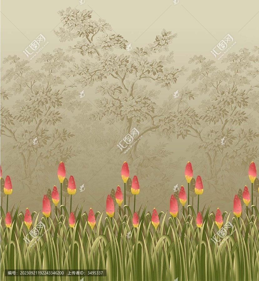 大牌定位花