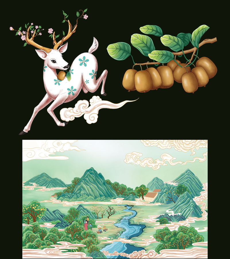 獼猴桃鹿01