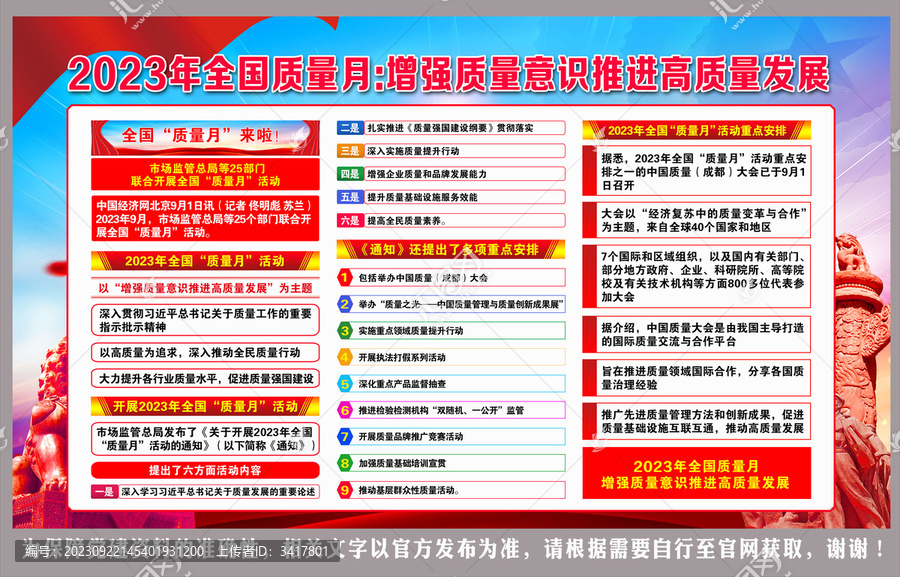 2023年全國質(zhì)量月
