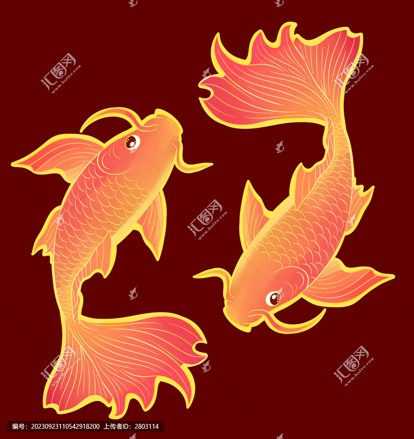國潮鯉魚錦鯉