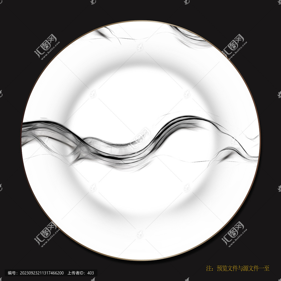 水墨藝術(shù)陶瓷餐具花紙設(shè)計