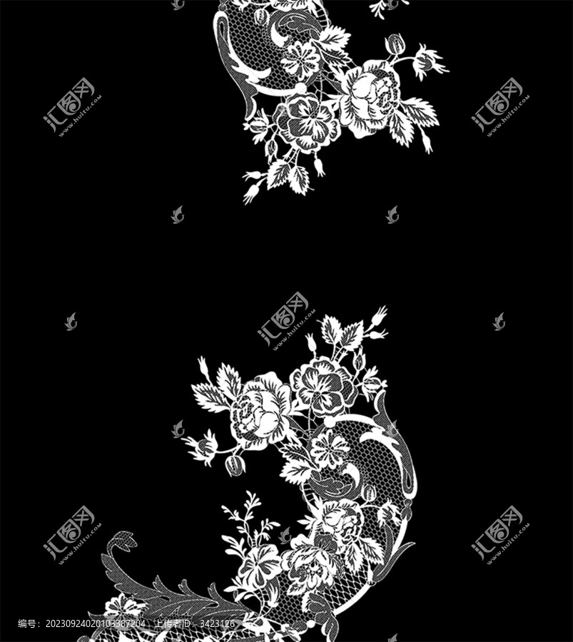 線條類似花紋