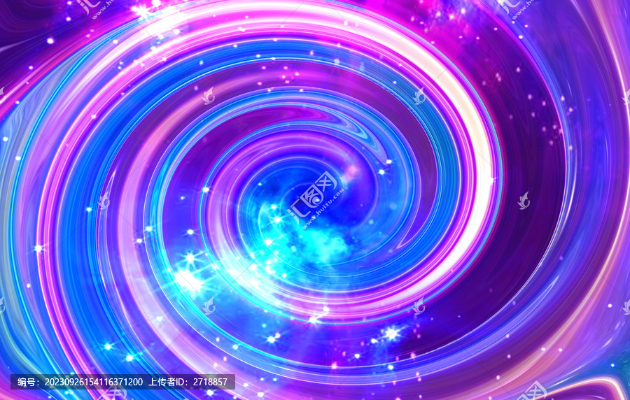 高清漩渦星空背景