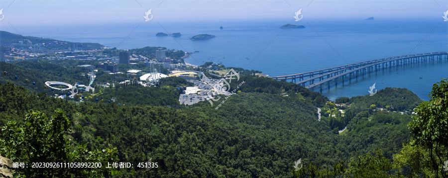 莲花山观景台全景