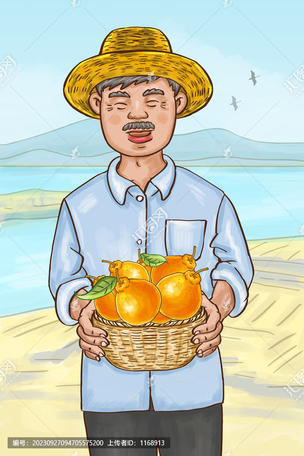 農(nóng)民插畫