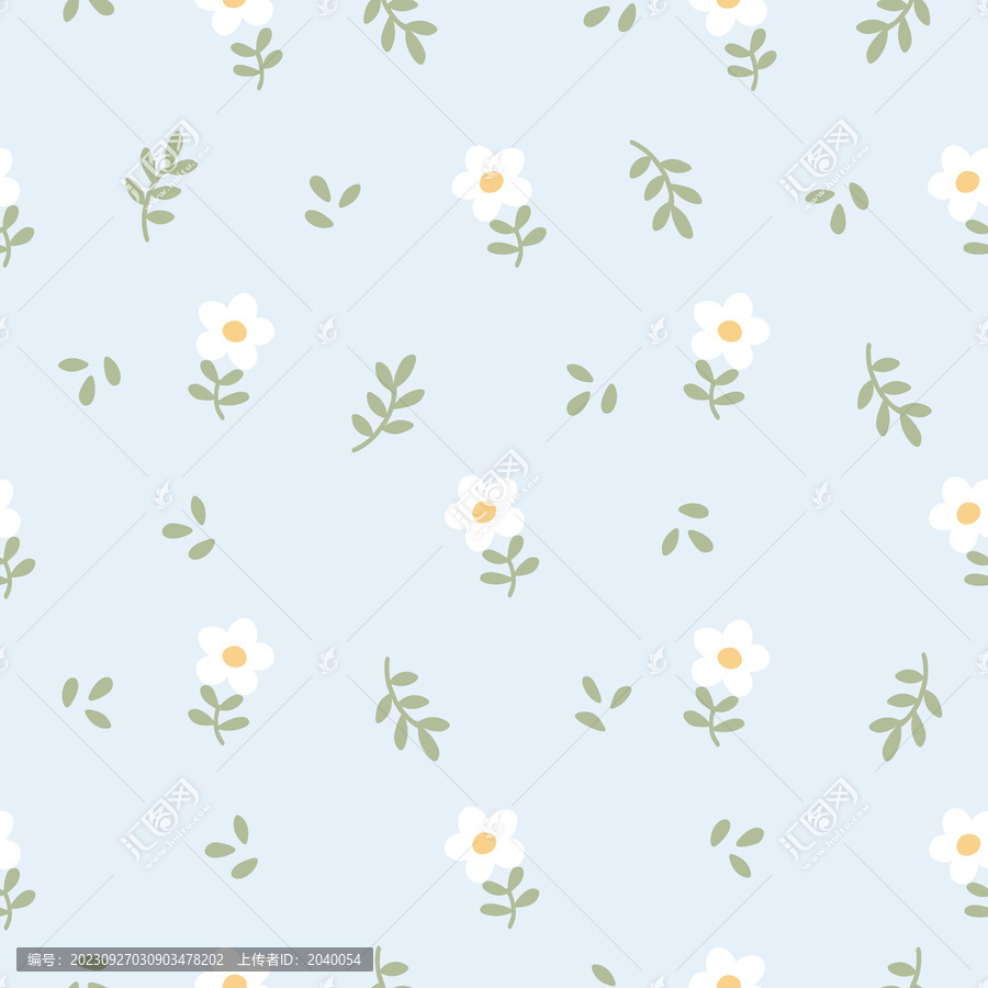 小碎花印花圖案