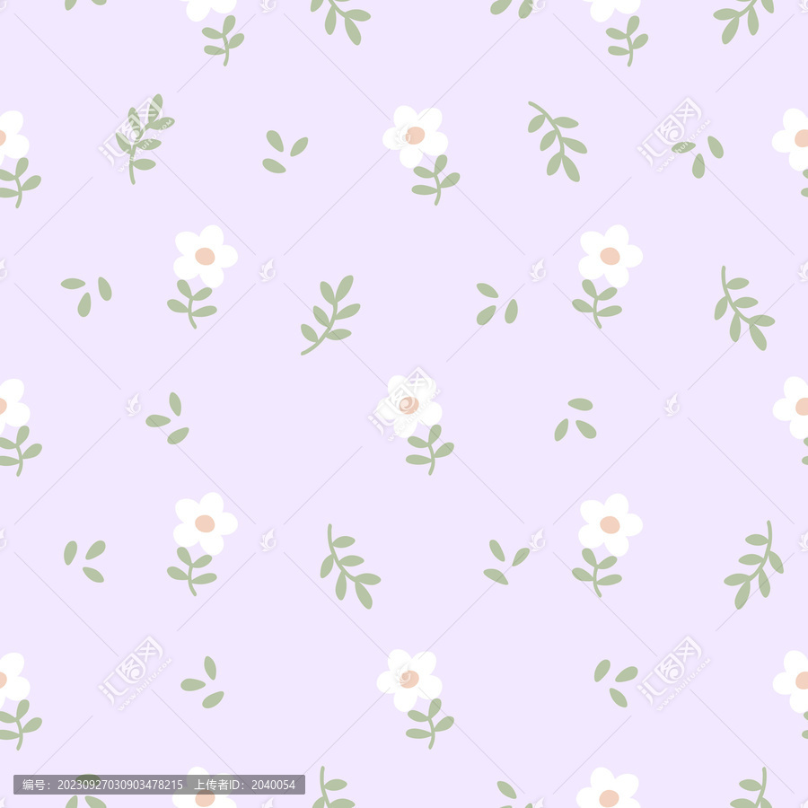 小碎花印花圖案