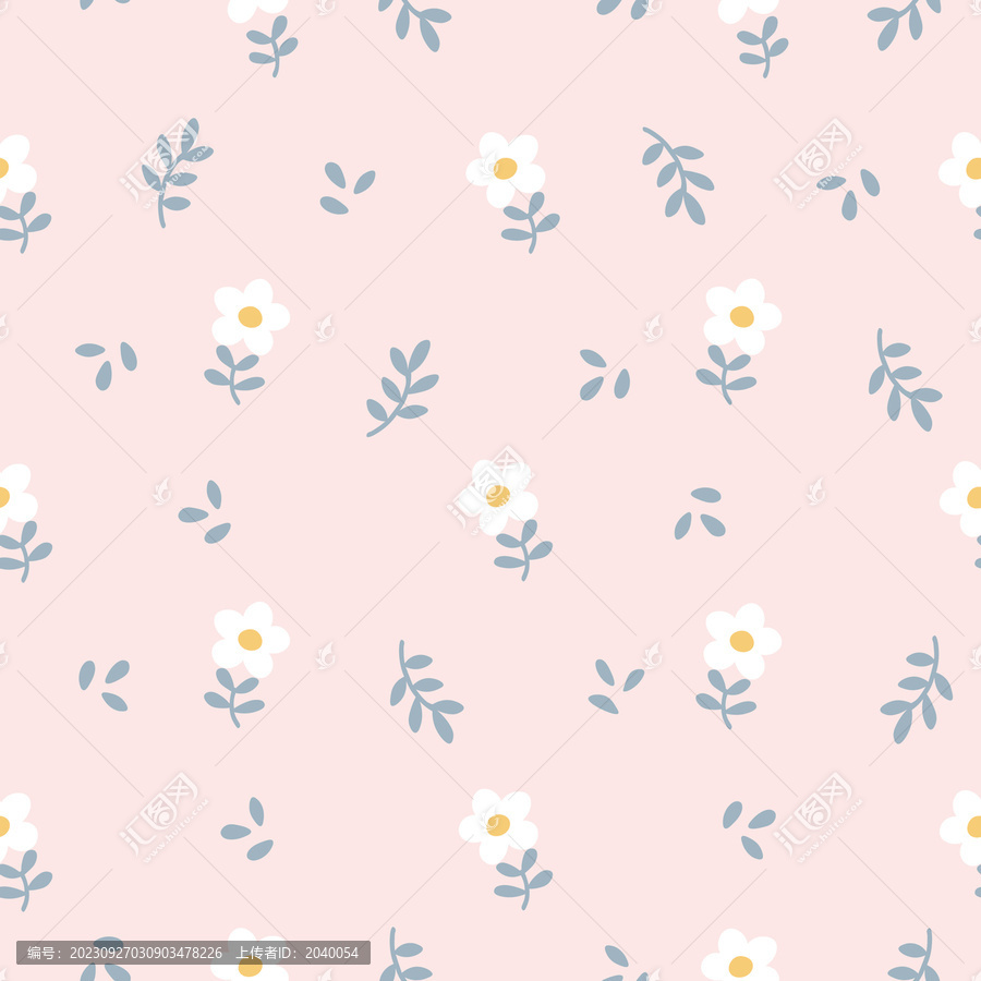 小碎花印花圖案