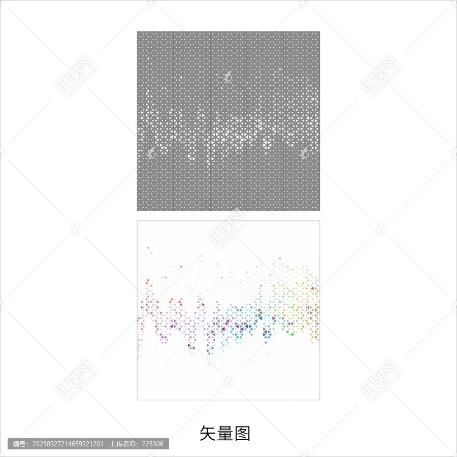 三角馬賽克