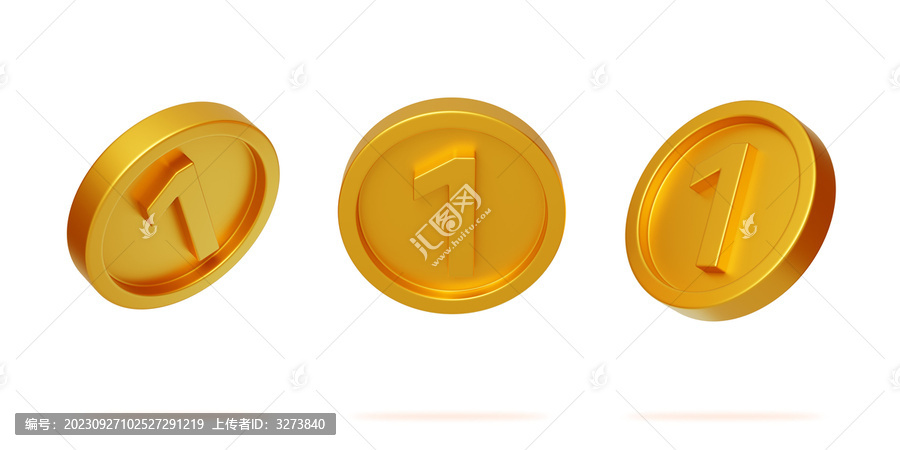 活動(dòng)幸運(yùn)金幣金額數(shù)字一3D