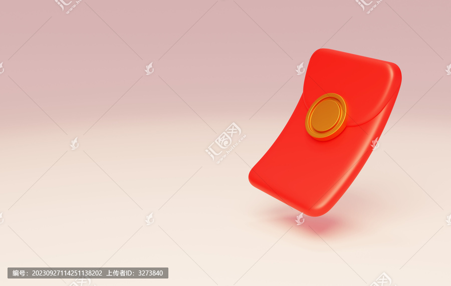 習(xí)俗春節(jié)紅包利是封現(xiàn)金開(kāi)3D