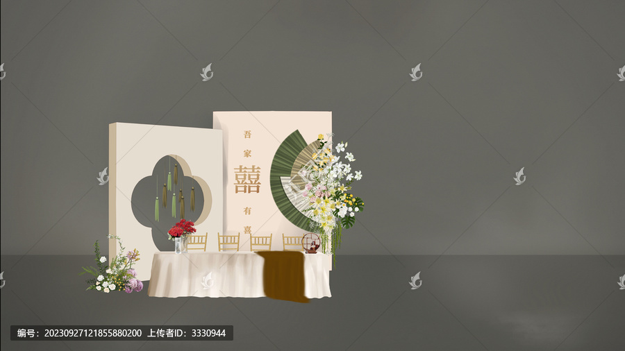 新中式婚禮簽到迎賓