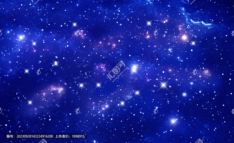 藍(lán)色星空素材