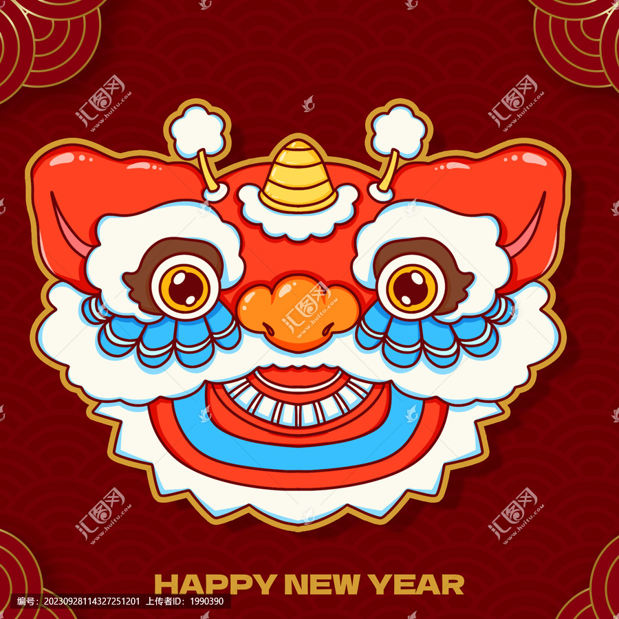 春節(jié)舞獅醒獅