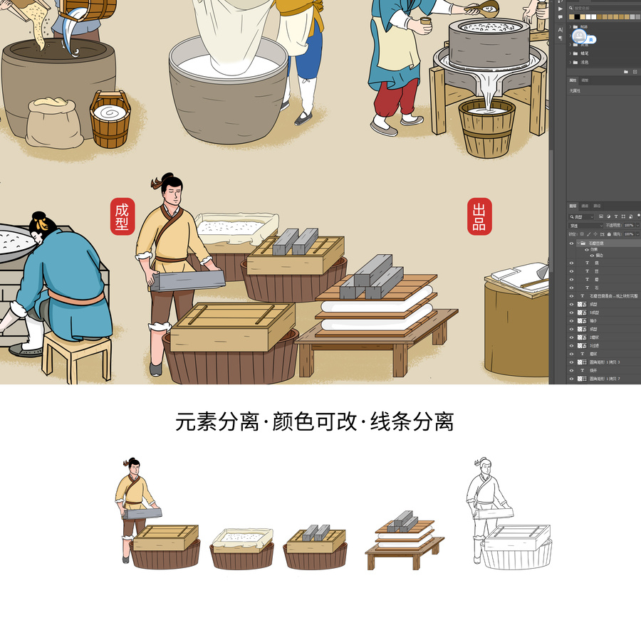 傳統(tǒng)石磨豆腐