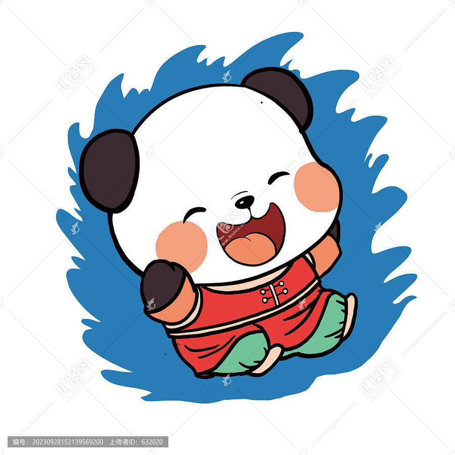 卡通熊貓圖片