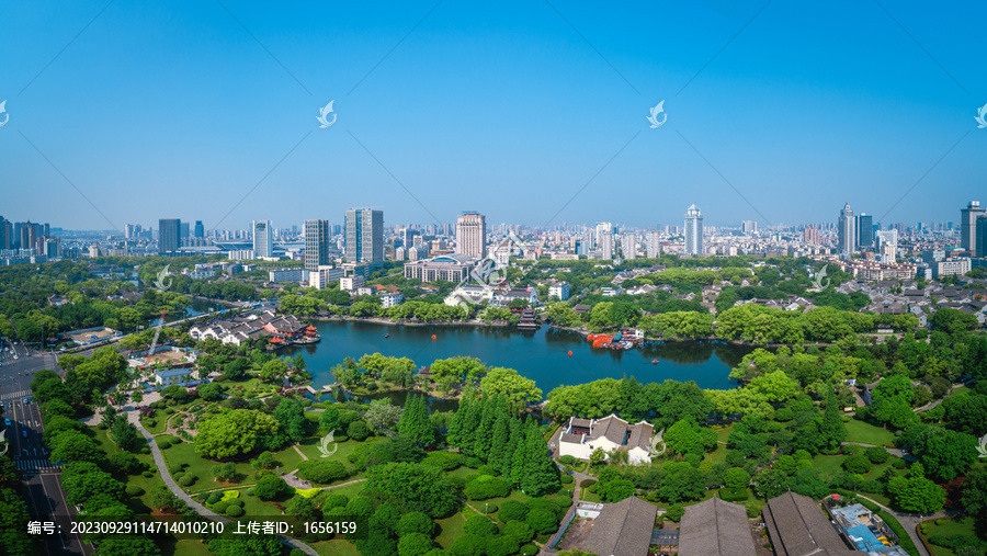 宁波月湖全景