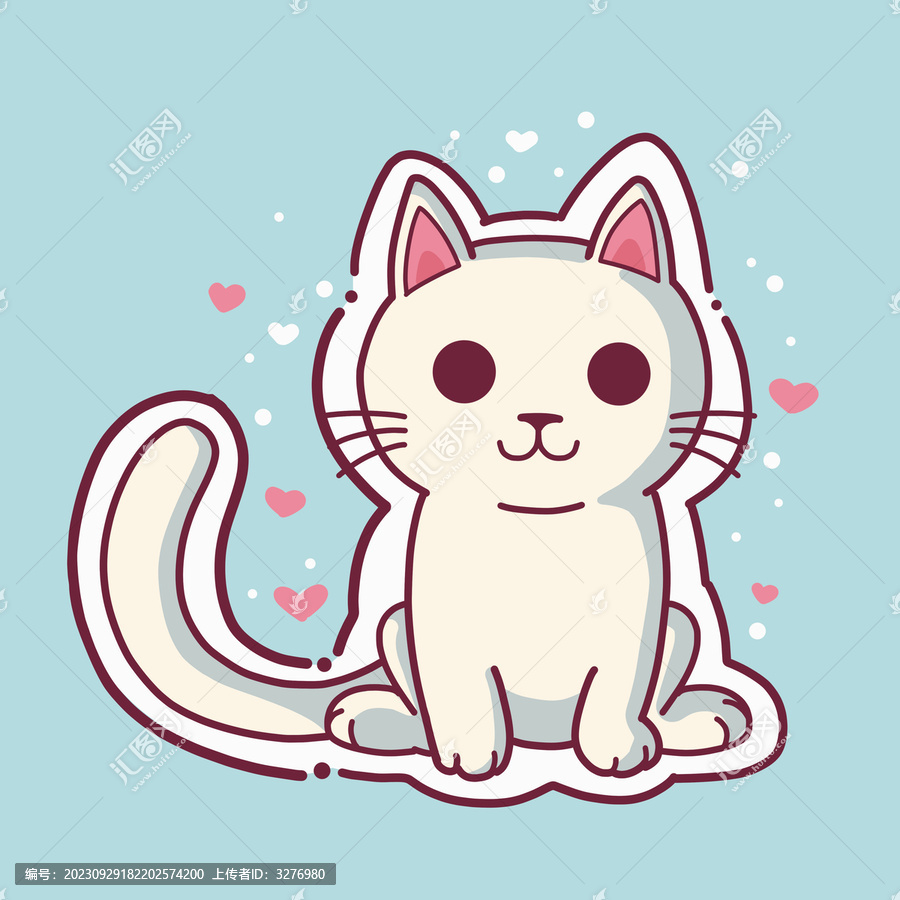 貓小貓插畫