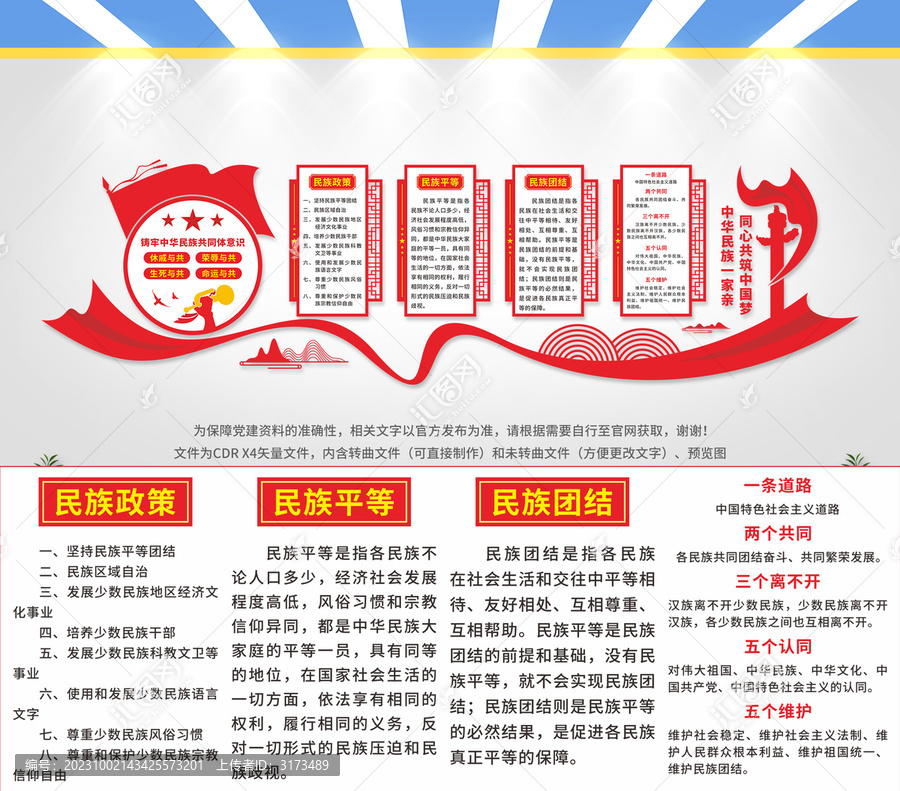 民族團(tuán)結(jié)文化墻