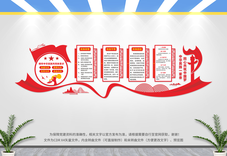 民族團(tuán)結(jié)文化墻