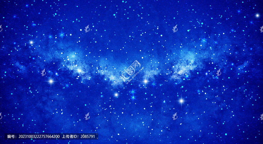 藍色星空銀河
